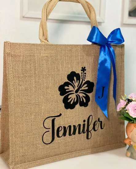 Bolso de yute personalizado