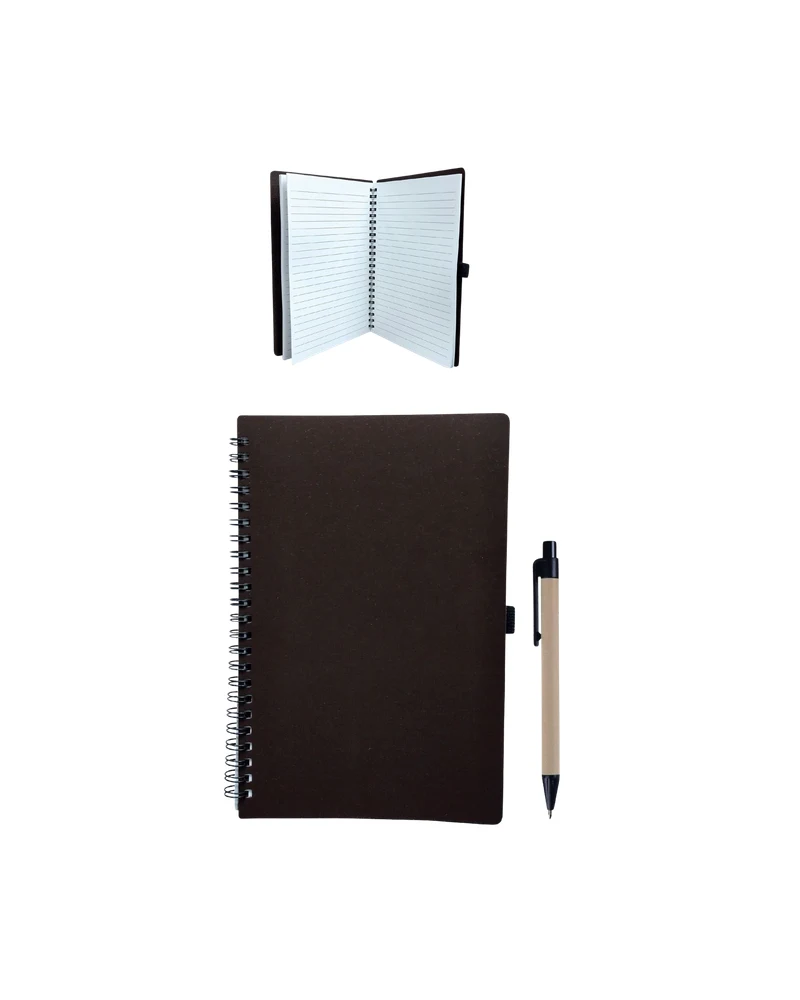 Libreta- Coffee con resortes AO-2402